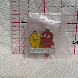 Bradford Ontario Onion Carrot Mascots  Lapel Pin