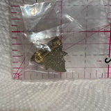 White Trillium Flower  Lapel Pin