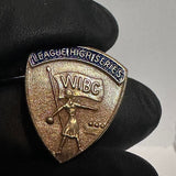 WIBC League High Series Bowling  Lapel Pin