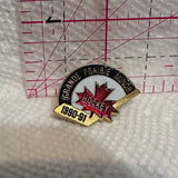 Grande Prairie Minor Hockey 1990-91 Logo  Lapel Pin