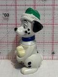 101 Dalmations Holiday Puppy Green Santa Hat Bone Disney Mcdonalds TV Movie Toy