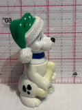 101 Dalmations Holiday Puppy Green Santa Hat Bone Disney Mcdonalds TV Movie Toy