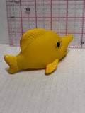 Floating Yellow Fish Squeeze Animal Toy