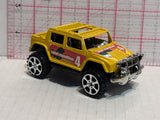 Yellow Safari Expedition #4 Hummer SUV Auto Toy