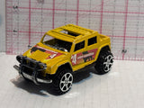 Yellow Safari Expedition #4 Hummer SUV Auto Toy