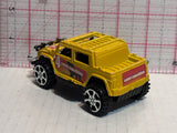 Yellow Safari Expedition #4 Hummer SUV Auto Toy