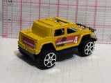 Yellow Safari Expedition #4 Hummer SUV Auto Toy