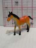 Orange Horse Mule Animal Toy