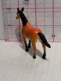 Orange Horse Mule Animal Toy