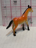 Orange Horse Mule Animal Toy