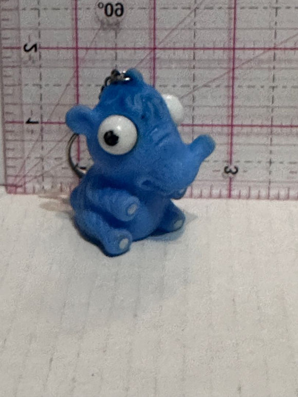 Blue Monster Keychain Animal Toy