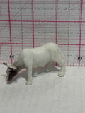 White Grazing Cow Cattle Animal Toy