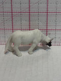 White Grazing Cow Cattle Animal Toy