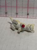 Kitten Playing with Red Ball Cat Animal Toy