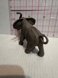 Grey Elephant Trunk Raised ©2003 Safari Animal Toy