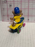 Boo Boo Bear on a Skateboard Yogi ©1991 Hanna Barbera Mcdonalds TV Movie Toy