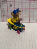 Boo Boo Bear on a Skateboard Yogi ©1991 Hanna Barbera Mcdonalds TV Movie Toy