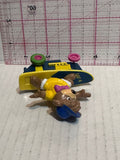 Boo Boo Bear on a Skateboard Yogi ©1991 Hanna Barbera Mcdonalds TV Movie Toy