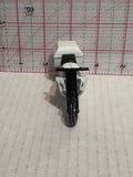White Police Motorcycle Auto Toy