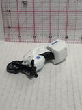 White Police Motorcycle Auto Toy