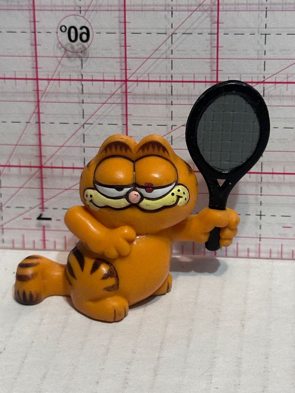 Garfield Playing tennis Cat Cartoon ©1981 TV Movie Toy