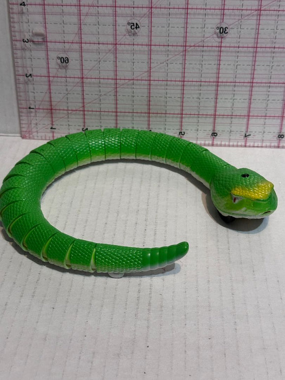 Green Coiling Snake Wheels Animal Toy