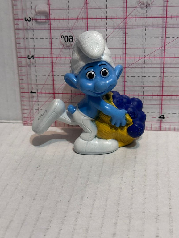 Greedy Smurf Grapes Mcdonalds Peyo ©2011 TV Movie Toy