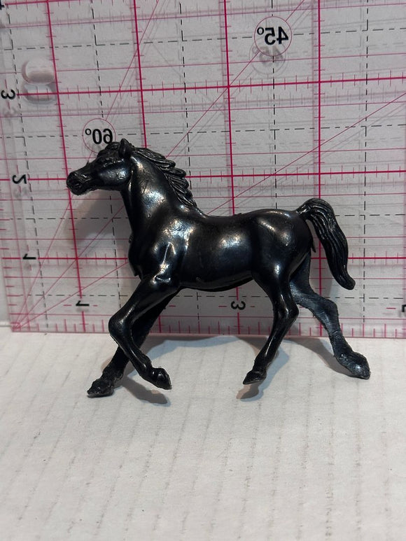 Black Stallion Running Animal Toy