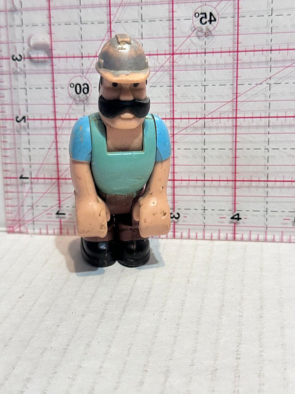 Construction Worker Husky Helper Fisher Price ©1977 Action Figure Toy
