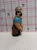 Construction Worker Husky Helper Fisher Price ©1977 Action Figure Toy