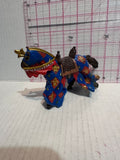 Papo Blue Horse Fleur De Lys ©2008 Action Figure Toy