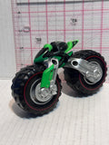 Green Cycle Crusher Hot Wheels Auto Toy