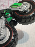 Green Cycle Crusher Hot Wheels Auto Toy