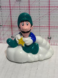 Luigi on a cloud Nintendo ©1989 Mcdonalds TV Movie Toy