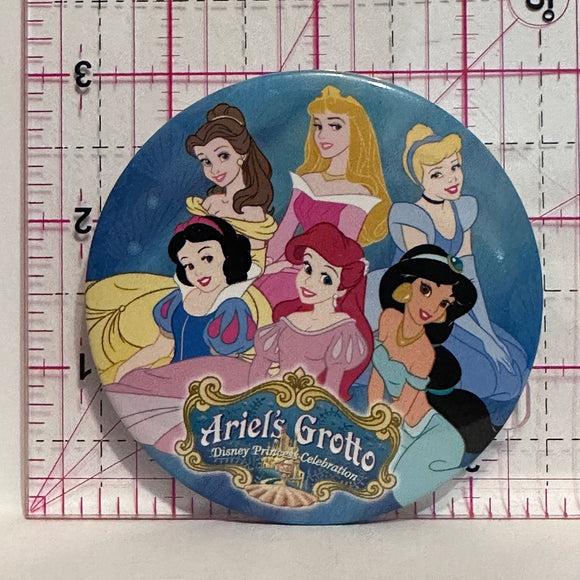 Ariel's Grotto Disney Princess Celebration  Button Pinback