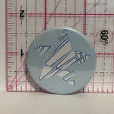 Fractured Design Star  Button Pinback