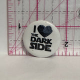I Love Death Star Heart The Dark Side Star Ward  Button Pinback