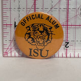 Offical Alum Tiger ISU  Button Pinback