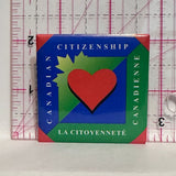 Canadian Citizenship La Citoyennete Canadienne  Button Pinback