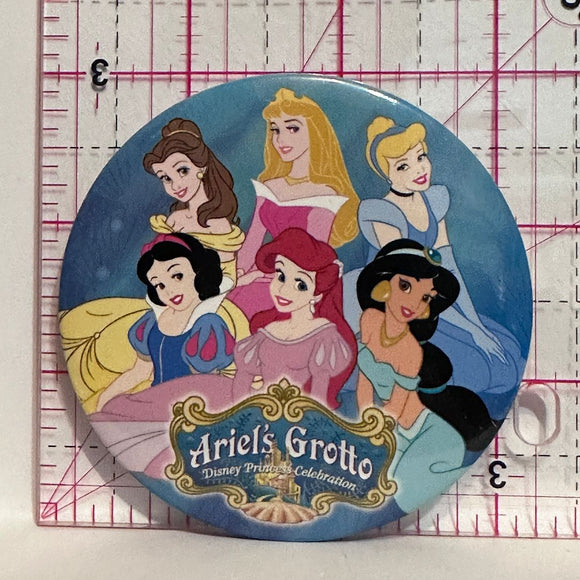Ariel's Grotto Disney Princess Celebration  Button Pinback