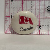 Canada Canadian Flag  Button Pinback