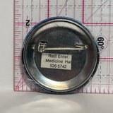 Medicine Hat City Hall Official Opening December 1983  Button Pinback