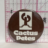 Cactus Petes Logo  Button Pinback
