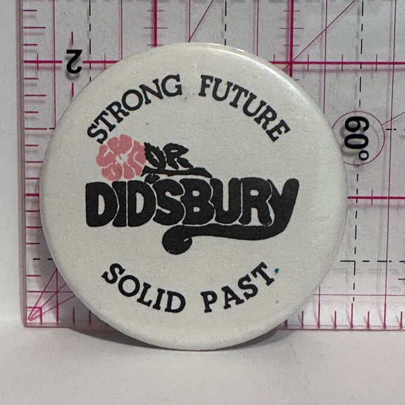 Strong Future Didsbury Solid Past Alberta  Button Pinback