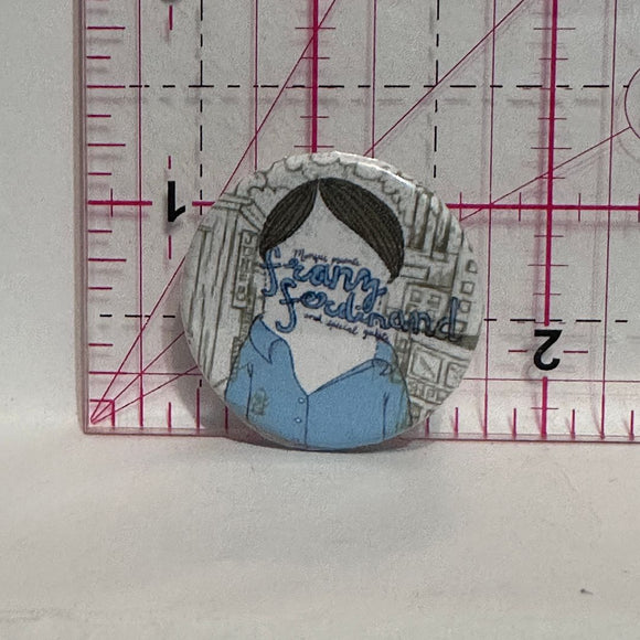 Franz Ferdinand Cartoon  Button Pinback