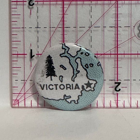 Victoria BC Capital City  Button Pinback
