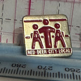 Red Deer City Local Logo  Lapel Pin