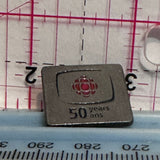 CBC Logo 50 Years Ans  Lapel Pin