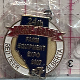 24th Agri-Trade Red Deer Alberta Farm Equipment Expo 2007  Lapel Pin