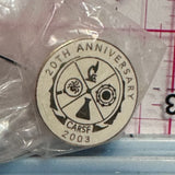 CARSF 2003 20th Anniversary  Lapel Pin